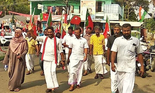 നിയമസഭാ തിരഞ്ഞെടുപ്പ്: വി എം ഫൈസലിനായി പദയാത്ര സംഘടിപ്പിച്ചു