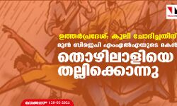 ഉത്തര്‍പ്രദേശ്; കൂലി ചോദിച്ചതിന് മുന്‍ ബിജെപി എംഎല്‍എയുടെ മകന്‍ തൊഴിലാളിയെ തല്ലിക്കൊന്നു