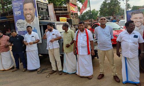 ആര് എസ് എസ് വര്ഗീയതയെ ചെറുത്തു തോല്പ്പിക്കും :എസ് ഡി പി ഐ ആര് എസ് എസ് വര്ഗീയതയെ ചെറുത്തു തോല്പ്പിക്കും :എസ് ഡി പി ഐ