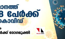 സംസ്ഥാനത്ത് ഇന്ന്  2508 പേര്‍ക്ക് കൊവിഡ്