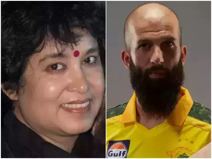 മോയിന് അലിക്കെതിരായ തസ്ലീമയുടെ ട്വീറ്റില് പ്രതിഷേധം തുടരുന്നു മോയിന് അലിക്കെതിരായ തസ്ലീമയുടെ ട്വീറ്റില് പ്രതിഷേധം തുടരുന്നു