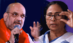 അമിത് ഷാ കേന്ദ്ര ഏജന്സികളെ സ്വാധീനിച്ച് അക്രമം അഴിച്ചു വിട്ടെന്ന് മമത അമിത് ഷാ കേന്ദ്ര ഏജന്സികളെ സ്വാധീനിച്ച് അക്രമം അഴിച്ചു വിട്ടെന്ന് മമത