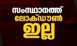 സംസ്ഥാനത്ത് ലോക്ഡൗണ്‍ ഇല്ല