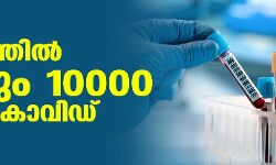 സംസ്ഥാനത്ത് വീണ്ടും 10000 കടന്ന് കൊവിഡ്; ഇന്ന് 10,031 പേര്‍ക്ക് കൊവിഡ്