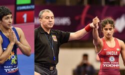 ഏഷ്യന്‍ റെസ്‌ലിങ് ചാംപ്യന്‍ഷിപ്പ്; വിനേഷിനും അന്‍ഷുവിനും സ്വര്‍ണ്ണ മെഡല്‍