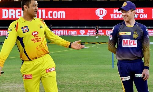 ഐപിഎല്‍; ചെന്നൈയ്ക്ക് ബാറ്റിങ്; കൊല്‍ക്കത്തയ്ക്കായി നാഗര്‍കോട്ടിയും നരെയ്‌നും