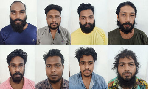 വിദേശത്ത് നിന്നും എത്തിയ യുവാവിനെ വിമാത്താവളത്തില്‍ നിന്നും തട്ടിക്കൊണ്ടുപോയ സംഭവം: എട്ടു പേര്‍ പിടിയില്‍