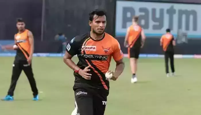 സണ്റൈസേഴ്സിന് തിരിച്ചടി; നടരാജന് ഐപിഎല്ലില് നിന്ന് പുറത്ത് സണ്റൈസേഴ്സിന് തിരിച്ചടി; നടരാജന് ഐപിഎല്ലില് നിന്ന് പുറത്ത്