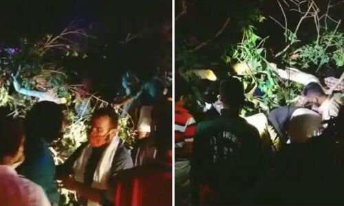 തൃശൂര് പൂരത്തിനിടെ മരംവീണ് ഒരു മരണം; നിരവധി പേര്ക്കു പരിക്ക് തൃശൂര് പൂരത്തിനിടെ മരംവീണ് ഒരു മരണം; നിരവധി പേര്ക്കു പരിക്ക്