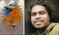 ചിത്രകലാ ഗ്രൂപ്പിന്റെ മികച്ച ചിത്രത്തിനുള്ള പുരസ്‌കാരം പ്രണേഷ് കുപ്പിവളവിന്