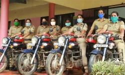 കൊവിഡ്: പോലിസ് വാഹന പരിശോധന ഊര്‍ജിതമാക്കി; വനിതാ ബുള്ളറ്റ് പട്രോള്‍ ടീം ഇന്ന് മുതല്‍ നിരത്തില്‍