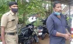 വെള്ളിയാഭരണങ്ങള്‍ മോഷ്ടിക്കുന്നയാള്‍ പിടിയില്‍