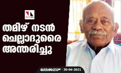 തമിഴ് നടന്‍ ചെല്ലാദുരൈ അന്തരിച്ചു