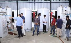 തൃശൂർ മെഡിക്കൽ കോളജിൽ ഓക്സിജൻ ഉല്പാദനം തുടങ്ങി തൃശൂർ മെഡിക്കൽ കോളജിൽ ഓക്സിജൻ ഉല്പാദനം തുടങ്ങി