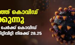 സംസ്ഥാനത്ത് കൊവിഡ് കുതിക്കുന്നു; ഇന്ന് 41,971 പേര്‍ക്ക് കൊവിഡ്;  ടെസ്റ്റ് പോസിറ്റിവിറ്റി 28.25