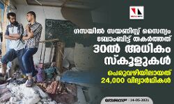 ഗസയില്‍ സയണിസ്റ്റ് സൈന്യം ബോംബിട്ട് തകര്‍ത്തത് 30ല്‍ അധികം സ്‌കൂളുകള്‍; പെരുവഴിയിലായത് 24,000 വിദ്യാര്‍ഥികള്‍