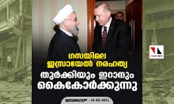 ഗസയിലെ ഇസ്രായേല്‍ നരഹത്യ; തുര്‍ക്കിയും ഇറാനും കൈകോര്‍ക്കുന്നു