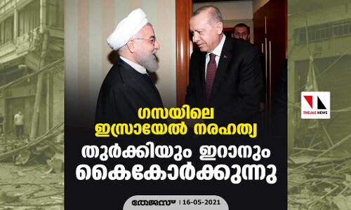 ഗസയിലെ ഇസ്രായേല്‍ നരഹത്യ; തുര്‍ക്കിയും ഇറാനും കൈകോര്‍ക്കുന്നു