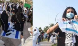 കുവൈത്തിൽ ഫലസ്തിൻ ജനതയോട്‌ ഐക്യദാർഢ്യം: ഇസ്രായേൽ പതാക കത്തിച്ചു