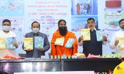 കൊവിഡ് രോഗികള്‍ക്ക് ഒരുലക്ഷം വിവാദ പതഞ്ജലി കൊറോണില്‍ കിറ്റുകള്‍ സൗജന്യമായി വിതരണം ചെയ്യാനൊരുങ്ങി ഹരിയാന