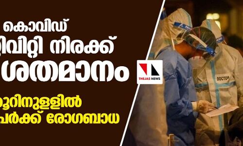 രാജ്യത്തെ കൊവിഡ് പോസിറ്റിവിറ്റി നിരക്ക് 9.42 ശതമാനം; 24 മണിക്കൂറിനുളളില്‍ 2,08,921 പേര്‍ക്ക് രോഗബാധ