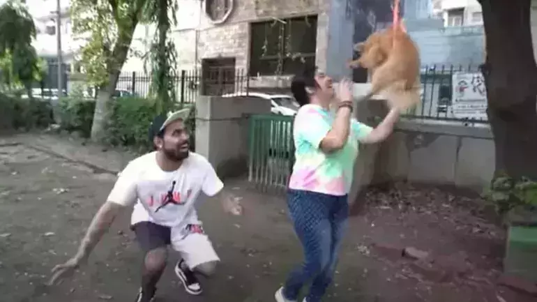 നായയെ ഹൈഡ്രജന്‍ ബലൂണ്‍ കെട്ടിപ്പറത്തി; യൂ ട്യൂബര്‍ അറസ്റ്റില്‍