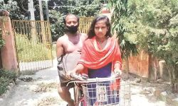 ലോക്ക് ഡൗണ്‍ കാലത്ത് നാട്ടിലെത്താന്‍ 1200 കിലോമീറ്റര്‍ സൈക്കിള്‍ ചവിട്ടിയ ബീഹാറിലെ സൈക്കിള്‍ പെണ്‍കുട്ടിയുടെ പിതാവ് മരിച്ചു