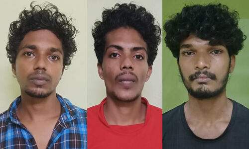 ബൈക്കില് കറങ്ങി നടന്ന് മാല മോഷണം : മൂന്നംഗ സംഘം പിടിയില് ബൈക്കില് കറങ്ങി നടന്ന് മാല മോഷണം : മൂന്നംഗ സംഘം പിടിയില്