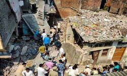 യുപിയില്‍ ഗ്യാസ് സിലിണ്ടര്‍ പൊട്ടിത്തെറിച്ച് മൂന്ന് കുട്ടികള്‍ അടക്കം ഒരു കുടുംബത്തിലെ എട്ടുപേര്‍ മരിച്ചു