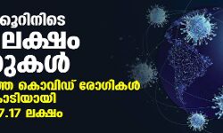 24 เดฎเดฃเดฟเดเตเดเตเดฑเดฟเดจเดฟเดเต 4.74 เดฒเดเตเดทเด เดเตเดธเตเดเดณเตโ; เดฒเตเดเดคเตเดคเต เดเตเดตเดฟเดกเต เดฐเตเดเดฟเดเดณเตโ 17.30 เดเตเดเดฟเดฏเดพเดฏเดฟ, เดฎเดฐเดฃเด 37.17 เดฒเดเตเดทเด 24 เดฎเดฃเดฟเดเตเดเตเดฑเดฟเดจเดฟเดเต 4.74 เดฒเดเตเดทเด เดเตเดธเตเดเดณเตโ; เดฒเตเดเดคเตเดคเต เดเตเดตเดฟเดกเต เดฐเตเดเดฟเดเดณเตโ 17.30 เดเตเดเดฟเดฏเดพเดฏเดฟ, เดฎเดฐเดฃเด 37.17 เดฒเดเตเดทเด
