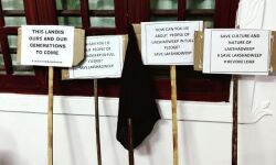 സേവ് ലക്ഷദ്വീപ് ഫോറം ആഹ്വാനം ചെയ്ത നിരാഹാര സമരം തിങ്കളാഴ്ച; പോസ്റ്റര്‍ ഒട്ടിച്ച മൂന്ന് പേര്‍ക്കെതിരേ ലക്ഷദ്വീപ് പോലിസ് കേസെടുത്തു