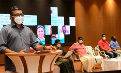 നിയമസഭാ സാമാജികര്ക്ക് പ്രത്യേക കൊവിഡ് പരിശീലന പരിപാടി; സ്പീക്കര് എം.ബി. രാജേഷ് ഉദ്ഘാടനം ചെയ്തു നിയമസഭാ സാമാജികര്ക്ക് പ്രത്യേക കൊവിഡ് പരിശീലന പരിപാടി; സ്പീക്കര് എം.ബി. രാജേഷ് ഉദ്ഘാടനം ചെയ്തു