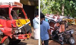 വളാഞ്ചേരിയില്‍ ടിപ്പര്‍ ലോറിയും ഓട്ടോറിക്ഷയും കൂട്ടിയിടിച്ചു; നാലു പേര്‍ക്ക് പരിക്ക്