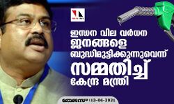 ഇന്ധന വില വർധന ജനങ്ങളെ ബുദ്ധിമുട്ടിക്കുന്നുവെന്ന് സമ്മതിച്ച് കേന്ദ്ര മന്ത്രി