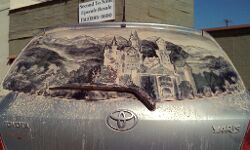 പൊടിപിടിച്ച കാര്‍ അബുദാബിയില്‍ റോഡിലിറക്കരുത്; കണ്ടാല്‍ 3000 ദിര്‍ഹം പിഴ