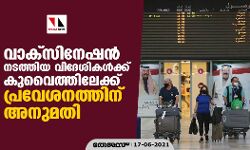 വാക്‌സിനേഷന്‍ നടത്തിയ വിദേശികള്‍ക്ക് കുവൈത്തിലേക്ക് പ്രവേശനത്തിന് അനുമതി