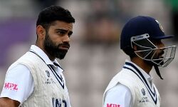 ലോക ടെസ്റ്റ് ചാംപ്യന്‍ഷിപ്പ്; ഇന്ത്യ 217ന് പുറത്ത്