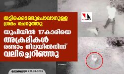 തട്ടിക്കൊണ്ടുപോവാനുള്ള ശ്രമം ചെറുത്തു; യുപിയില് 17കാരിയെ അക്രമികള് രണ്ടാം നിലയില്നിന്ന് വലിച്ചെറിഞ്ഞു തട്ടിക്കൊണ്ടുപോവാനുള്ള ശ്രമം ചെറുത്തു; യുപിയില് 17കാരിയെ അക്രമികള് രണ്ടാം നിലയില്നിന്ന് വലിച്ചെറിഞ്ഞു