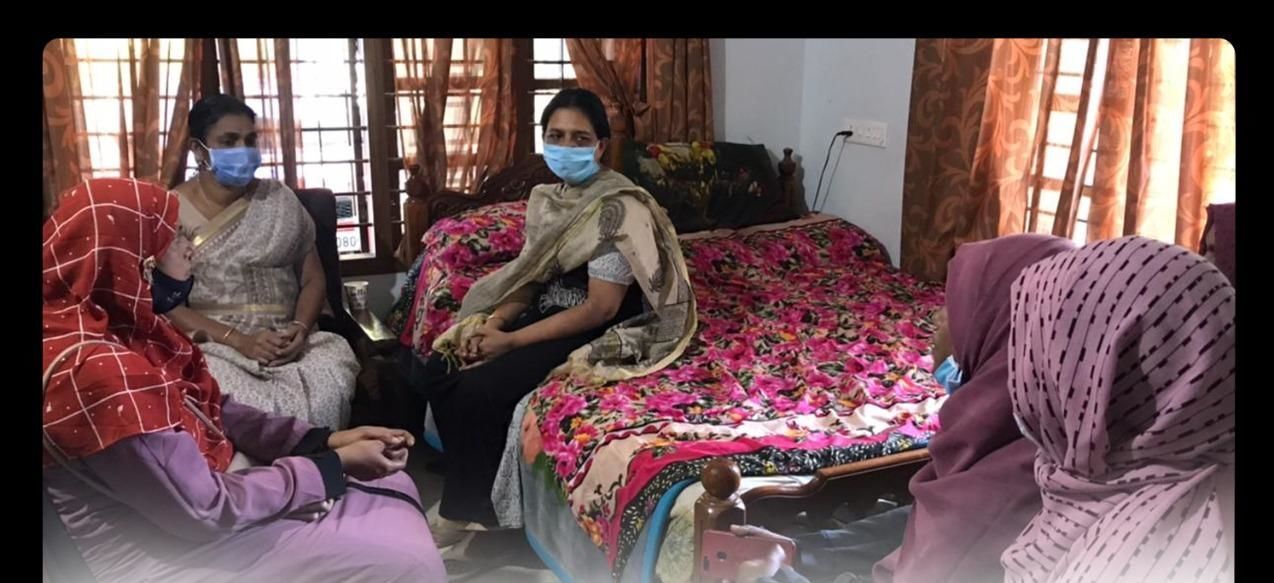 വിസ്മയയുടെ വീട് എന്‍ഡബ്ല്യുഎഫ് നേതാക്കള്‍ സന്ദര്‍ശിച്ചു