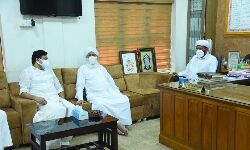 മന്ത്രി അബ്ദുറഹ്മാന്‍ മര്‍കസ് സന്ദര്‍ശിച്ചു