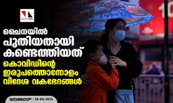 ചൈനയിൽ പുതിയതായി കണ്ടെത്തിയത് കൊവിഡിന്റെ ഇരുപത്തൊന്നോളം വിദേശ വകഭേദങ്ങൾ