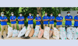 ബൈപ്പാസ് നടപ്പാതയിലെ വേസ്റ്റുകള്‍ നീക്കി ട്രോമാ കെയര്‍