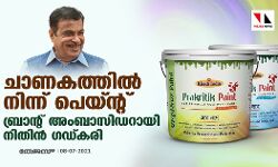 ചാണകത്തില് നിന്ന് പെയ്ന്റ്; ബ്രാന്റ് അംബാസിഡറായി നിതിന് ഗഡ്കരി ചാണകത്തില് നിന്ന് പെയ്ന്റ്; ബ്രാന്റ് അംബാസിഡറായി നിതിന് ഗഡ്കരി