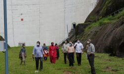 ഡാം സുരക്ഷാ അതോറിറ്റി ചെയര്‍മാന്‍ ഇടുക്കി, ചെറുതോണി അണക്കെട്ടുകളില്‍ പരിശോധന നടത്തി