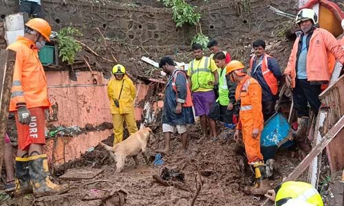 മുംബൈയില്‍ കനത്ത മഴയും മണ്ണിടിച്ചിലും; മരണസംഖ്യ 20 ആയി, രക്ഷാപ്രവര്‍ത്തനം തുടരുന്നു