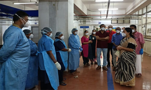 അവധി ഒഴിവാക്കിയെത്തിയ എഴുപതോളം ജീവനക്കാരുടെ പരിശ്രമം; ഒറ്റദിവസം കൊണ്ട് മെഡിക്കല്‍ കോളജ് ഒപി ബ്ലോക്ക് ക്ലീനായി