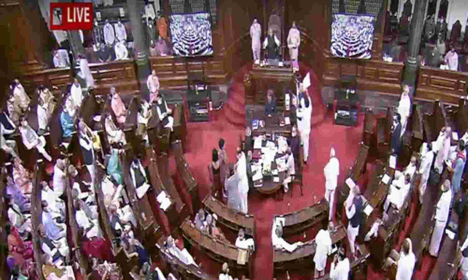 പെഗസസ് ഫോണ്‍ ചോര്‍ത്തല്‍: രാജ്യസഭയില്‍ നാടകീയ രംഗങ്ങള്‍; തൃണമൂല്‍ എംപി ശാന്തനു സെന്‍ ഐടി മന്ത്രിയില്‍ നിന്ന് പ്രസ്താവന തട്ടിയെടുത്ത് കീറിക്കളഞ്ഞു