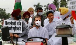 പാര്ലമെന്റിനു മുന്നില് ട്രാക്ടര് ഓടിച്ച് പ്രതിഷേധം; രാഹുല് അടക്കം നിരവധി കോണ്ഗ്രസ് നേതാക്കള്ക്കെതിരേ കേസെടുത്തു പാര്ലമെന്റിനു മുന്നില് ട്രാക്ടര് ഓടിച്ച് പ്രതിഷേധം; രാഹുല് അടക്കം നിരവധി കോണ്ഗ്രസ് നേതാക്കള്ക്കെതിരേ കേസെടുത്തു