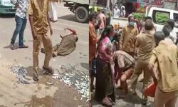 ആറ്റിങ്ങലില്‍ വയോധികയായ വ്യാപാരിയുടെ മല്‍സ്യം റോഡിലേക്ക് വലിച്ചെറിഞ്ഞു; ന്യായീകരിച്ച് ആറ്റിങ്ങല്‍ നഗരസഭ
