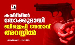 കശ്മീരില്‍ തോക്കുമായി ബിജെപി നേതാവ് അറസ്റ്റില്‍